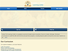 Tablet Screenshot of familyfirstlearningcenter.com